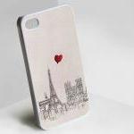 Eifel Tower Paris In Love Iphone 5 Black Case