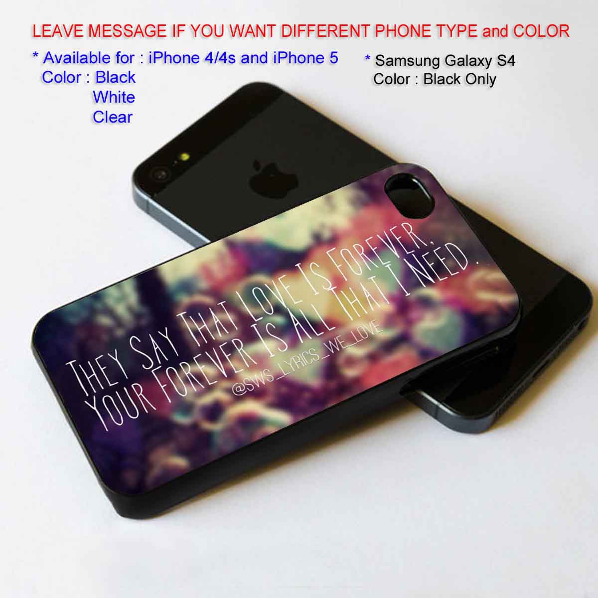 Sleeping With Sirens Lyrics. Love Is Forever Iphone 5 Black Case